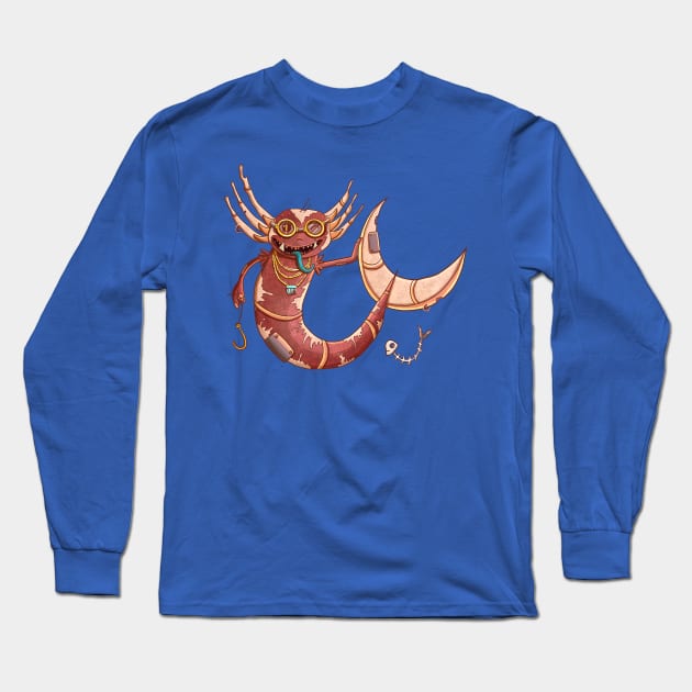 Oscar the Mermay Long Sleeve T-Shirt by freedzart